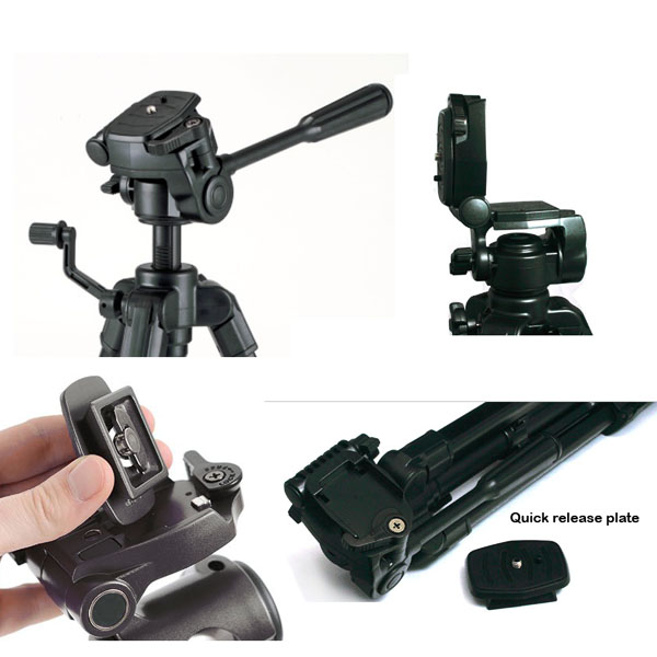 Velbon CX888 aluminium tripod (for Cameras, spotting scopes and binoculars)